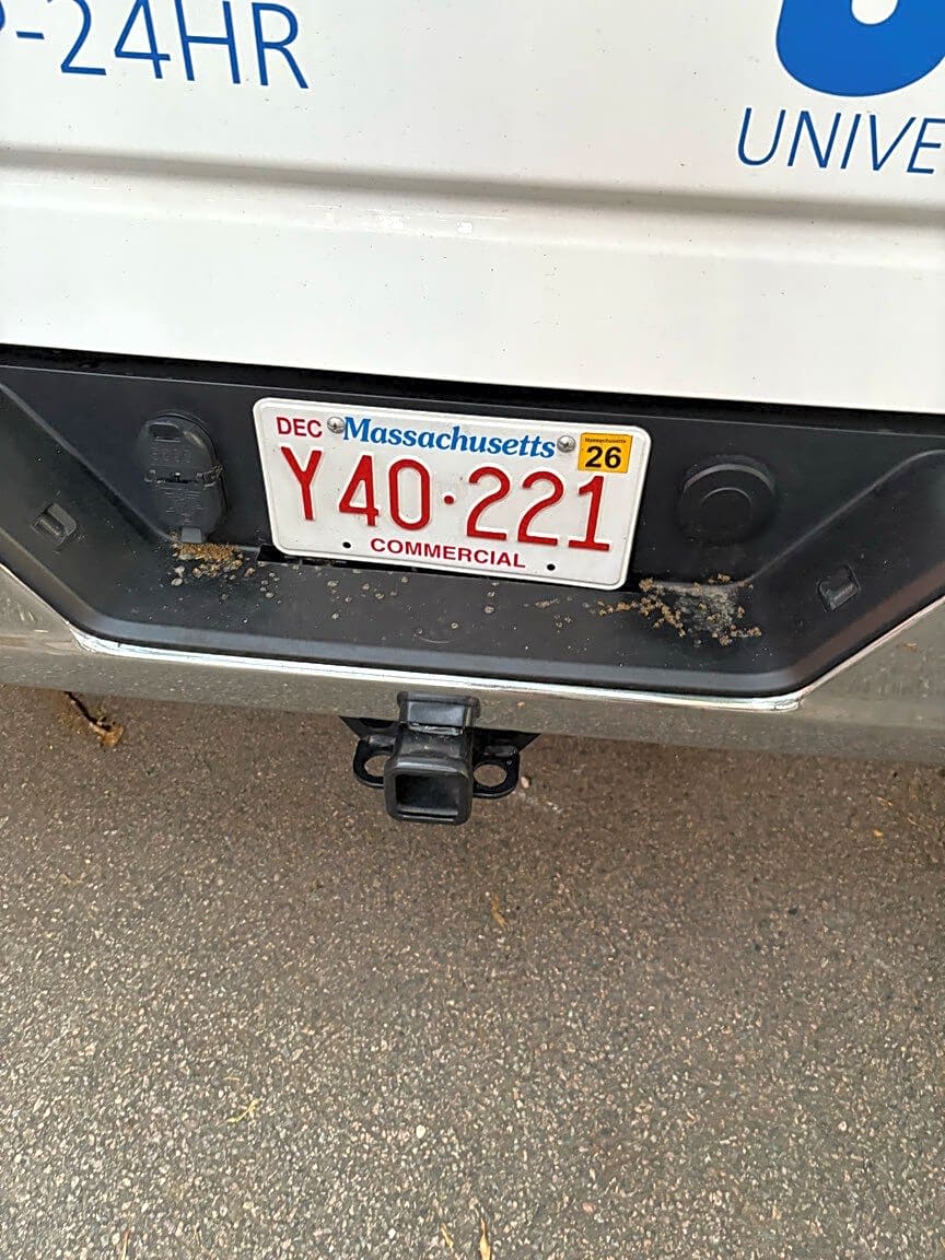 Image submitted with report
