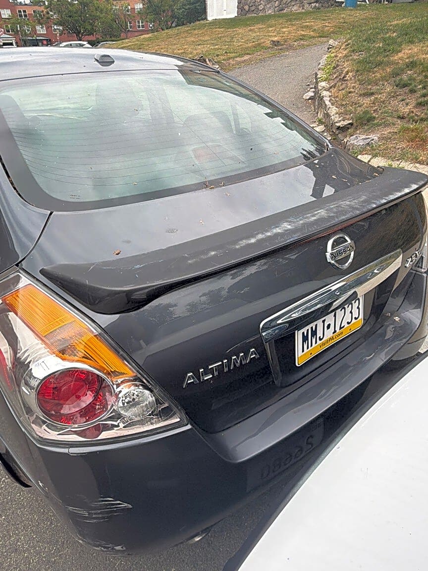 Image submitted with report