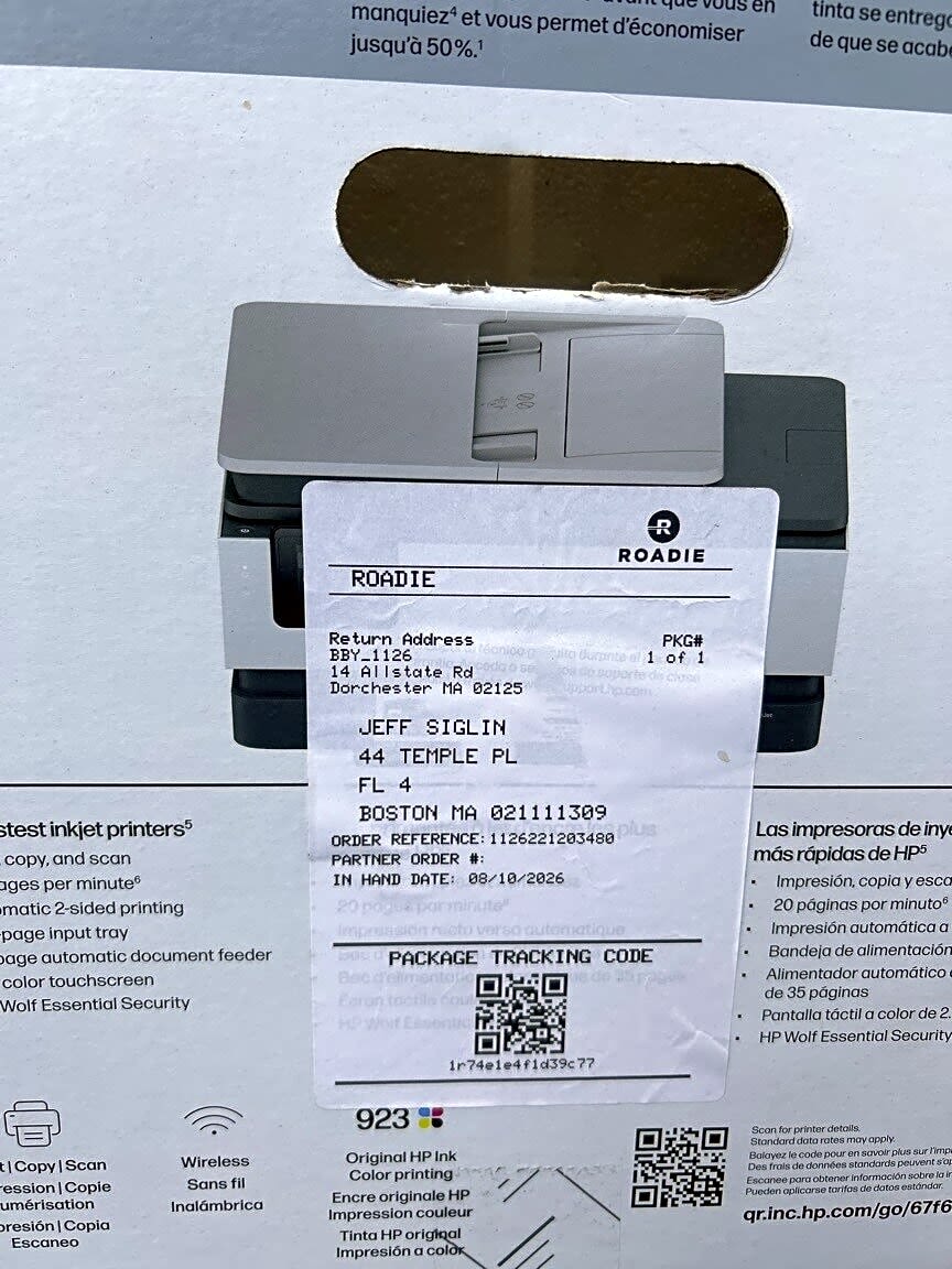 Image submitted with report