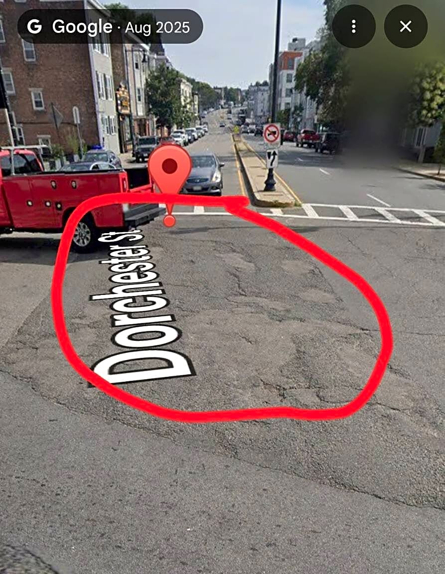 Image submitted with report