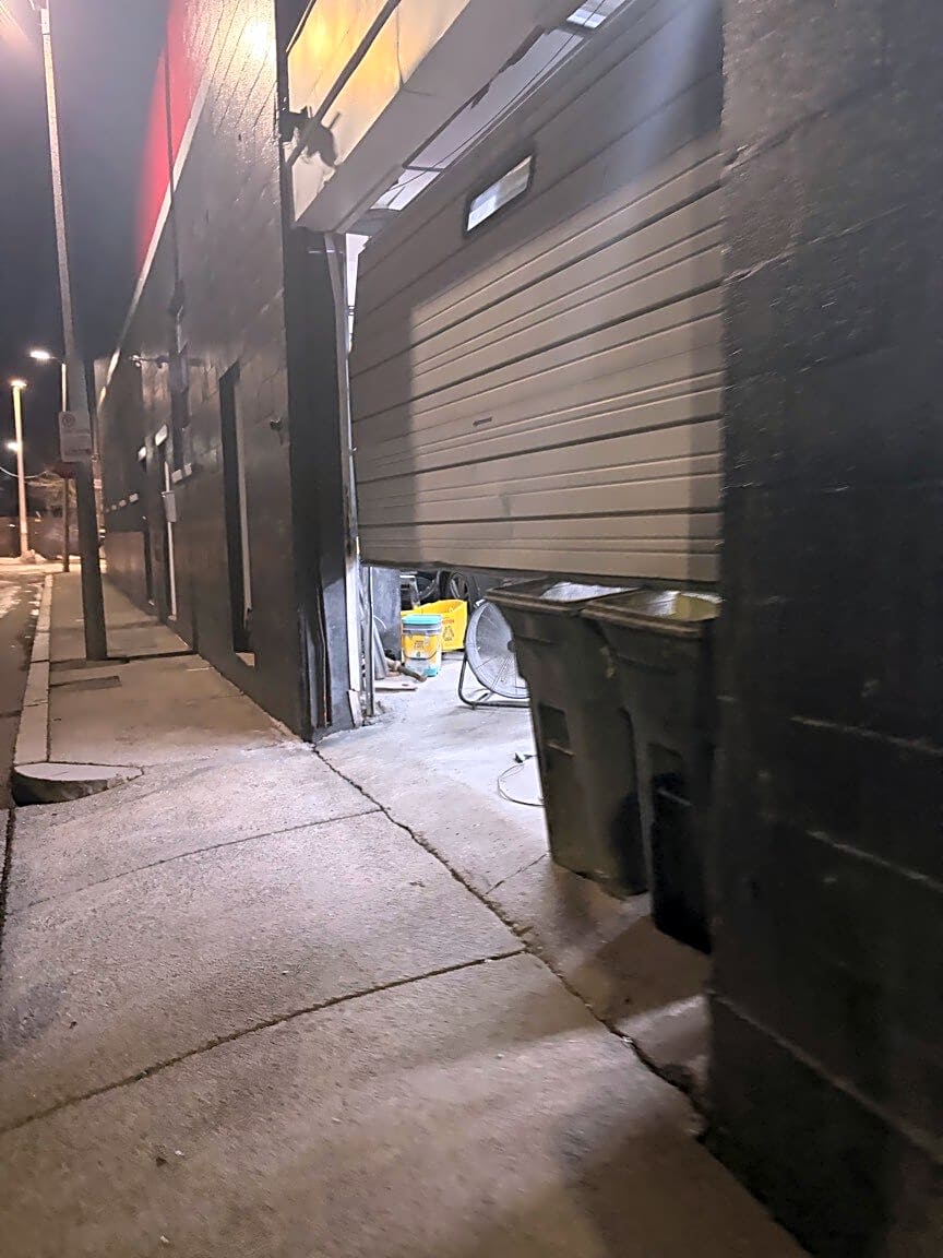 Image submitted with report