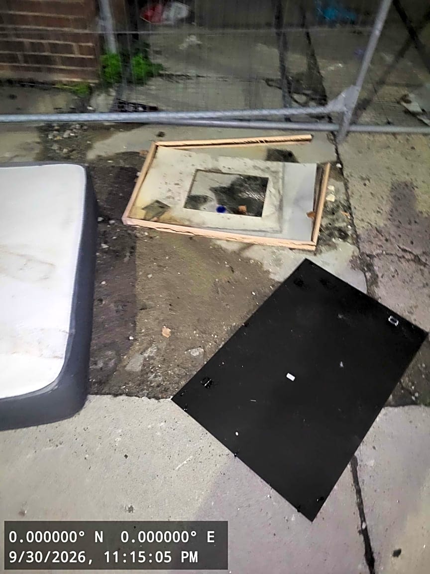 Image submitted with report