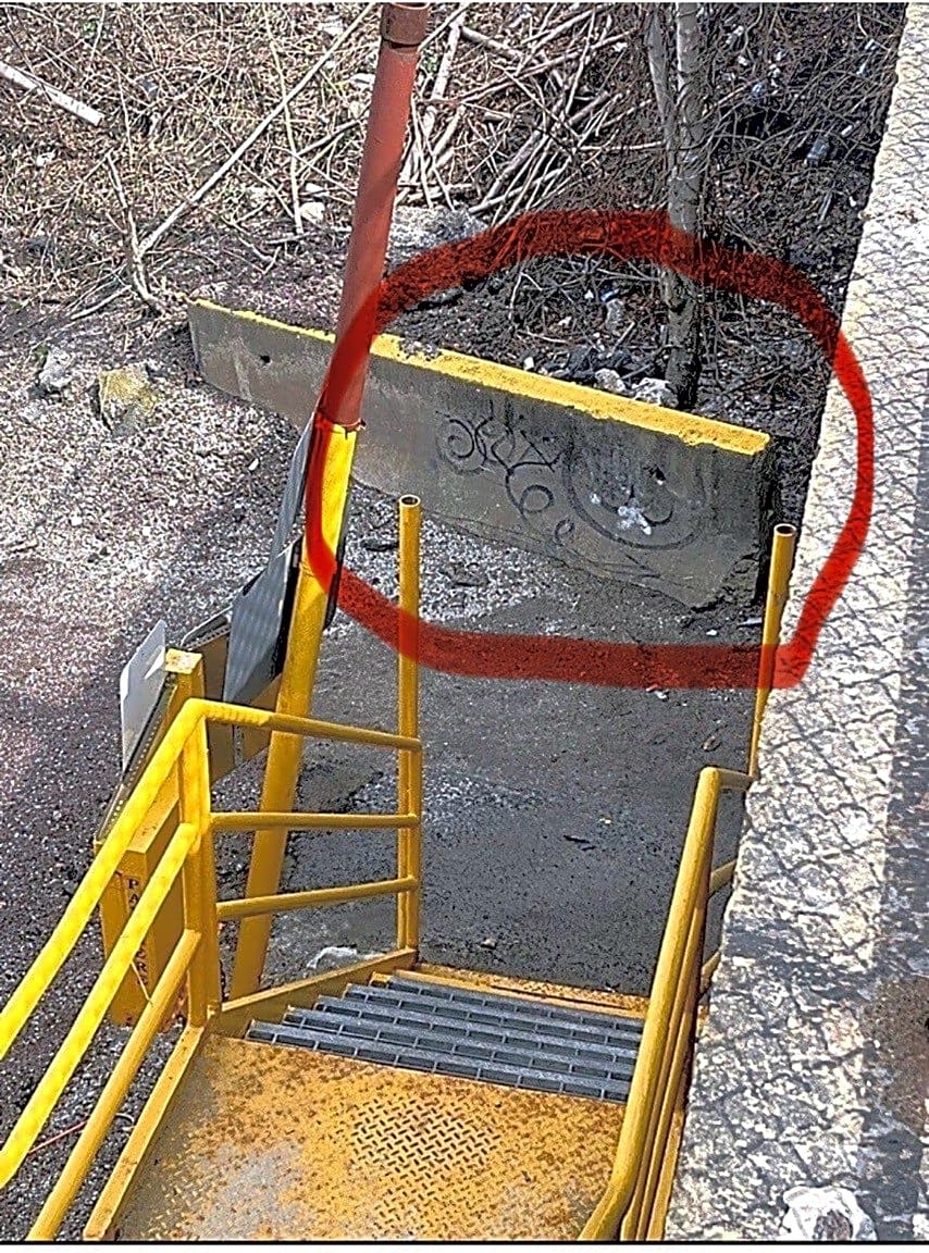 Image submitted with report