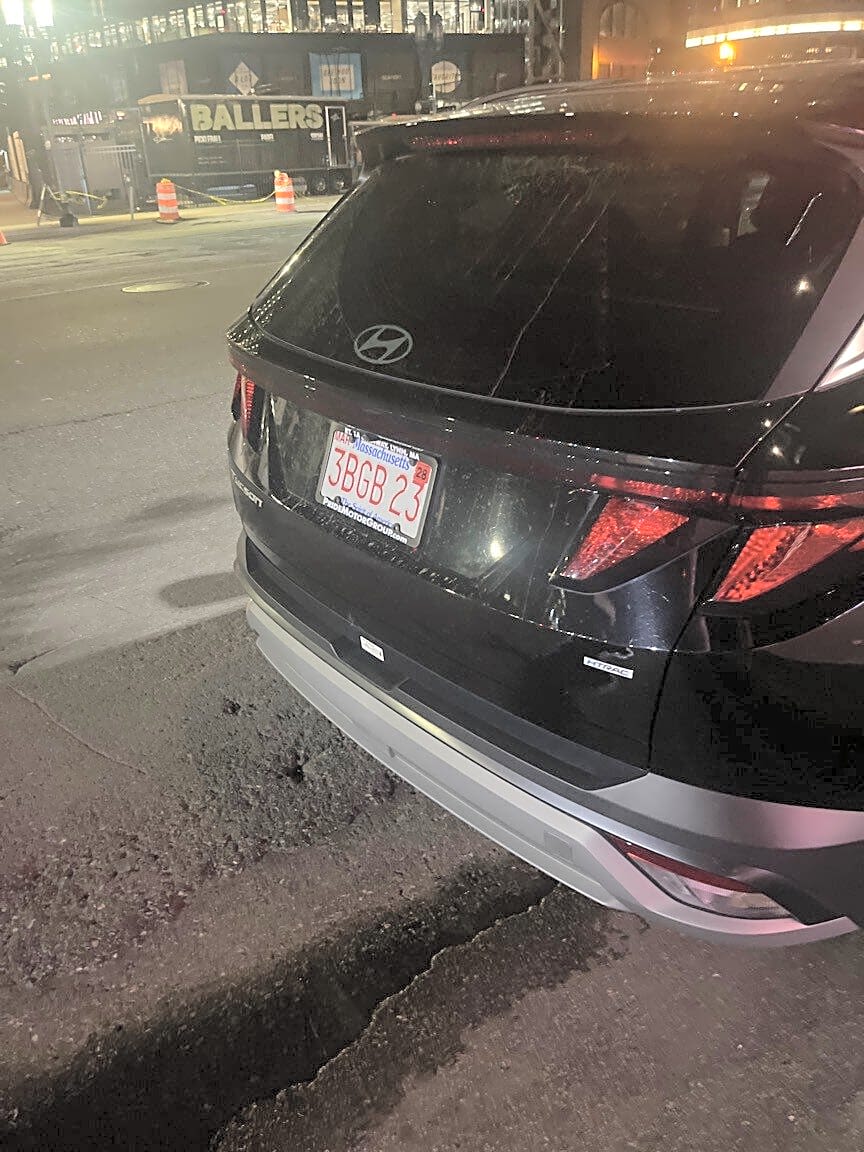 Image submitted with report
