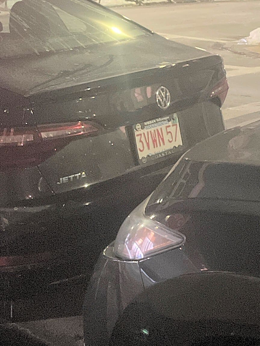 Image submitted with report