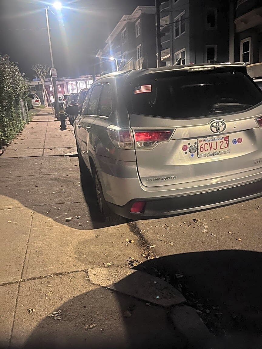 Image submitted with report