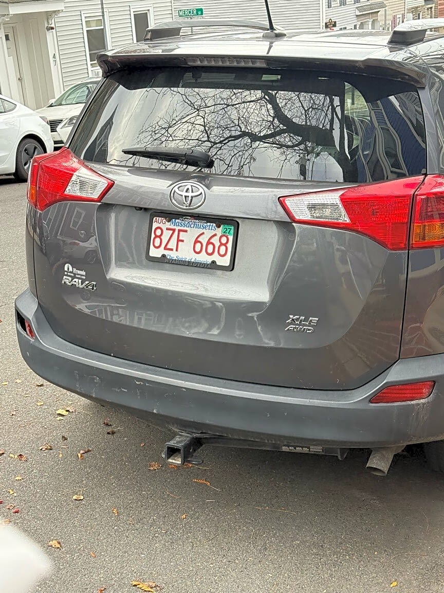 Image submitted with report