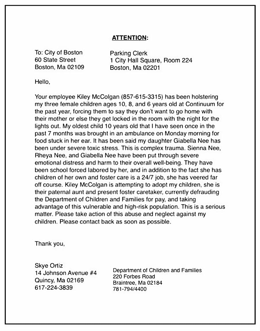 Image submitted with report