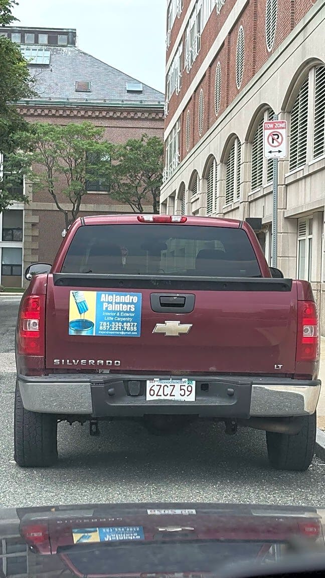 Image submitted with report