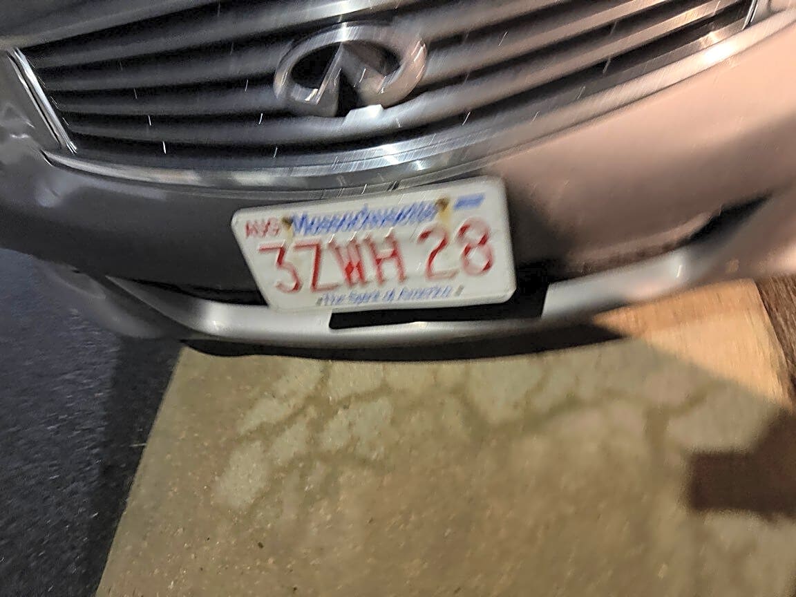 Image submitted with report