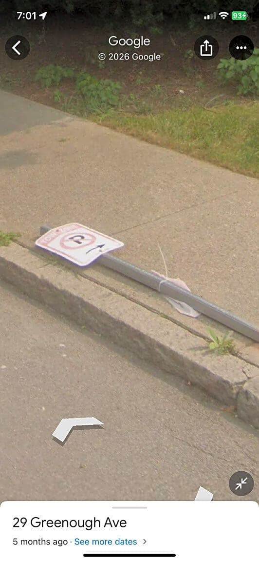 Image submitted with report