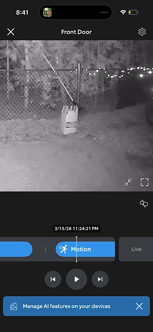 Image submitted with report