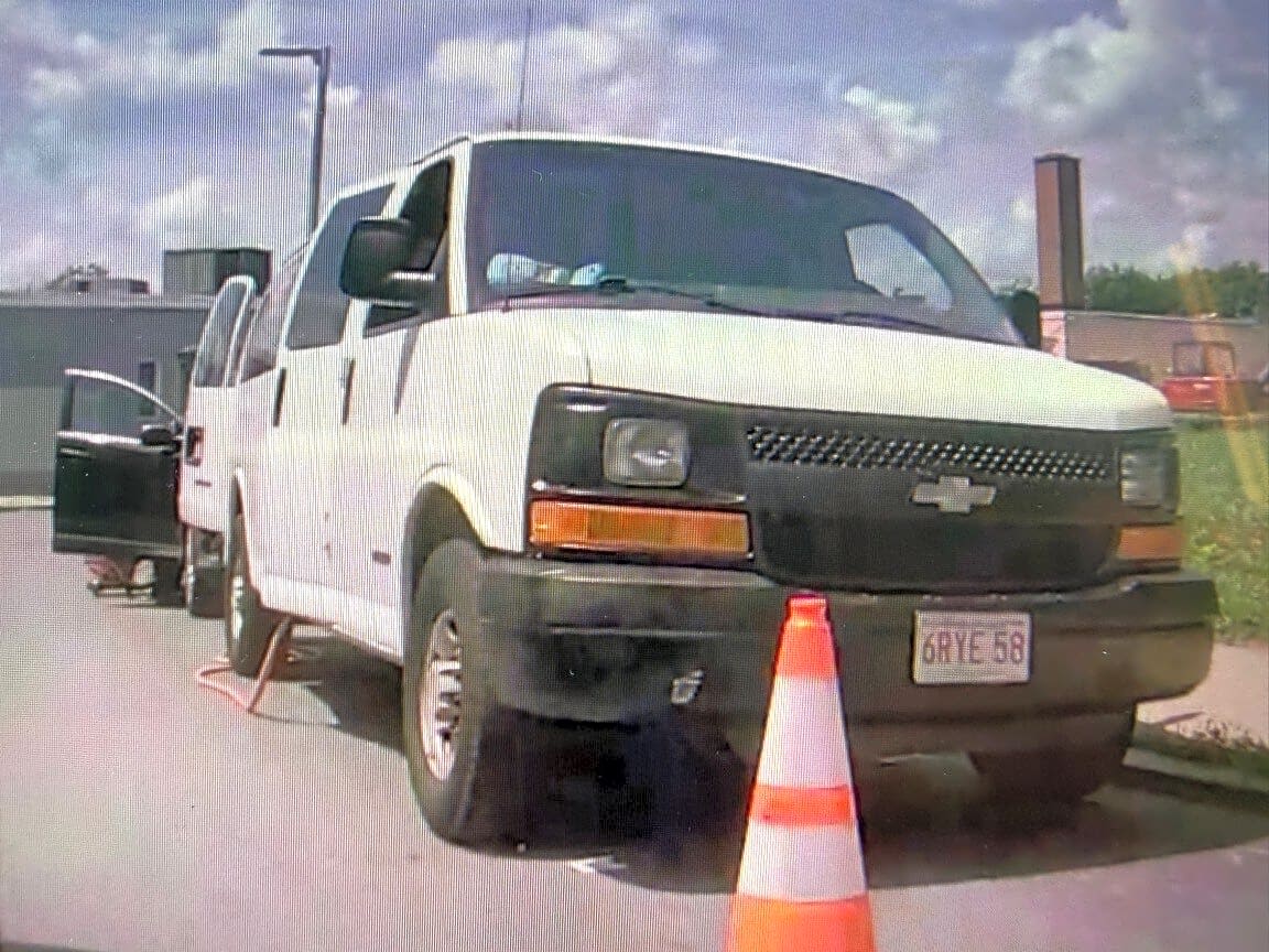 Image submitted with report
