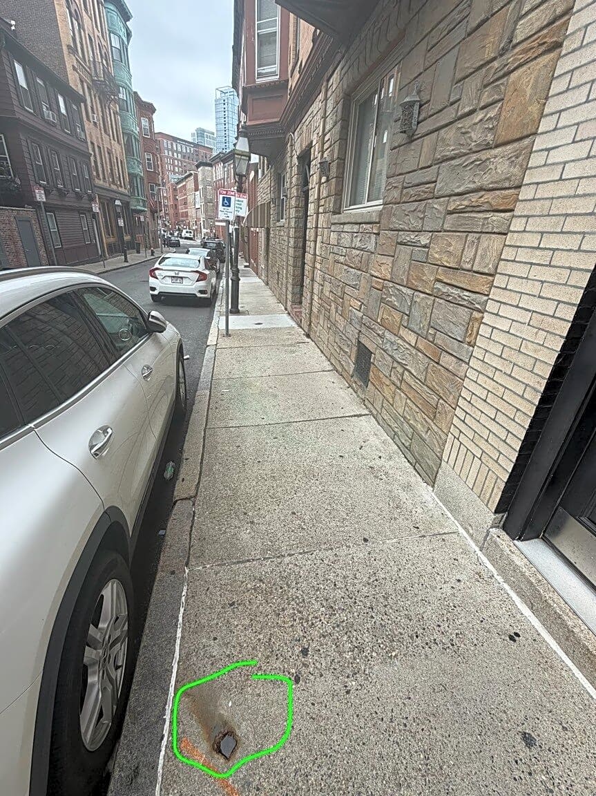 Image submitted with report