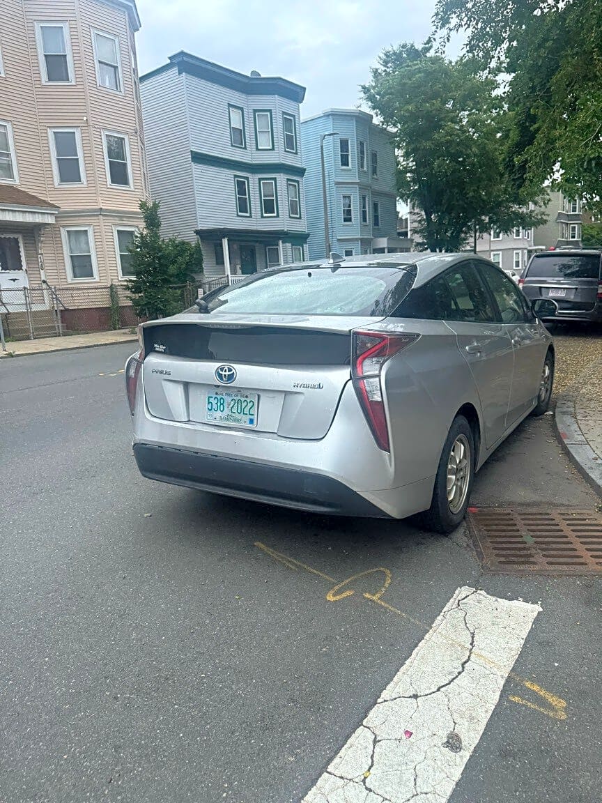 Image submitted with report