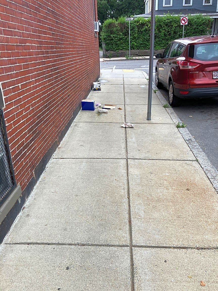 Image submitted with report