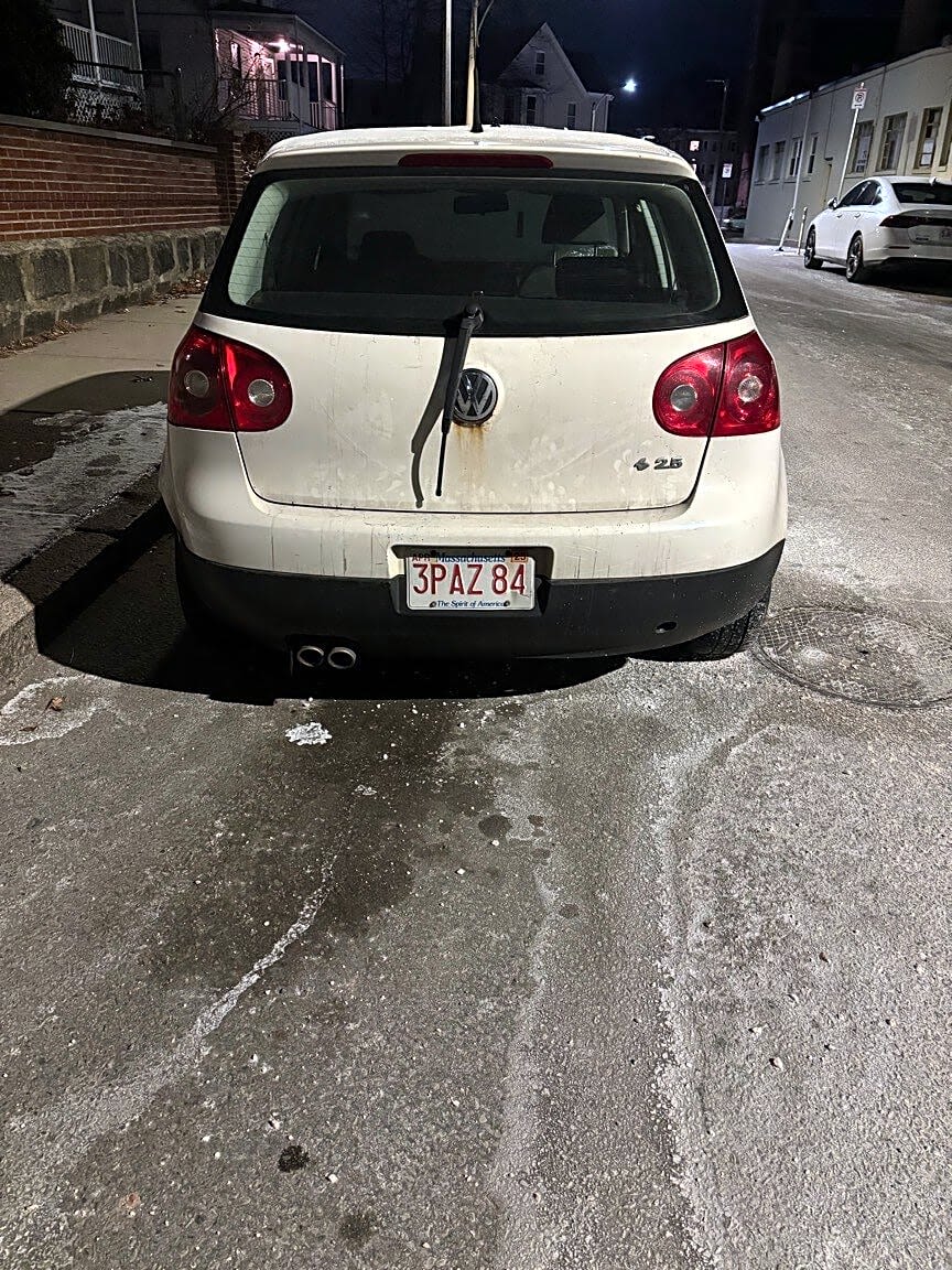 Image submitted with report