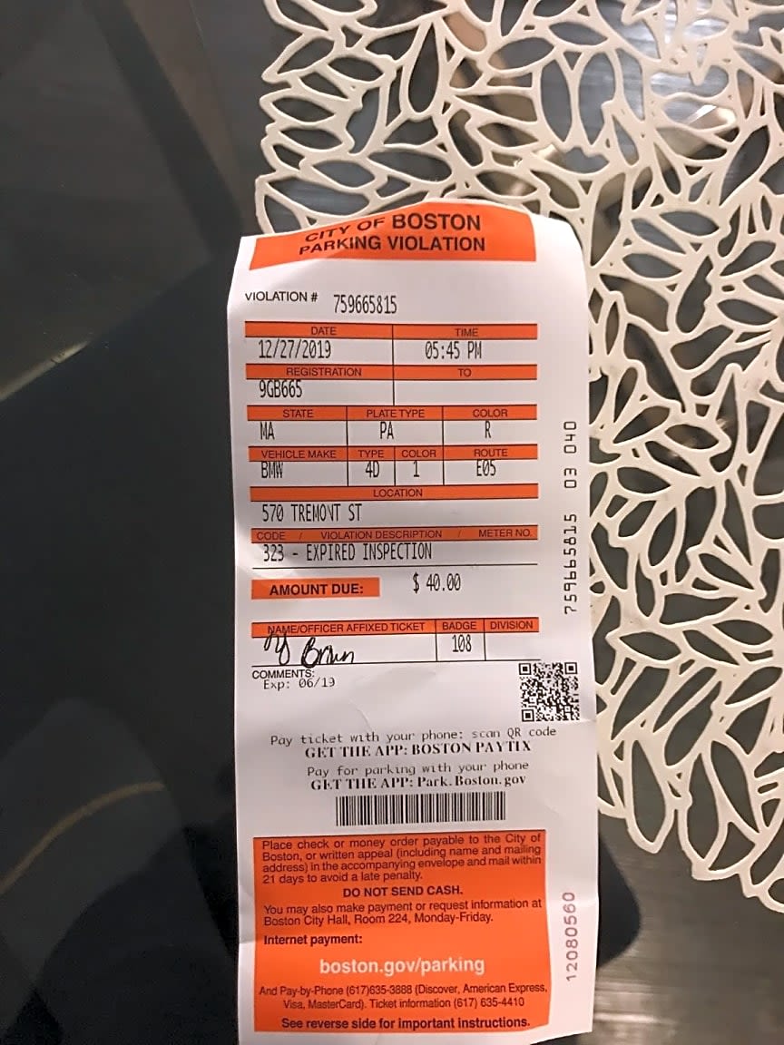 Image submitted with report