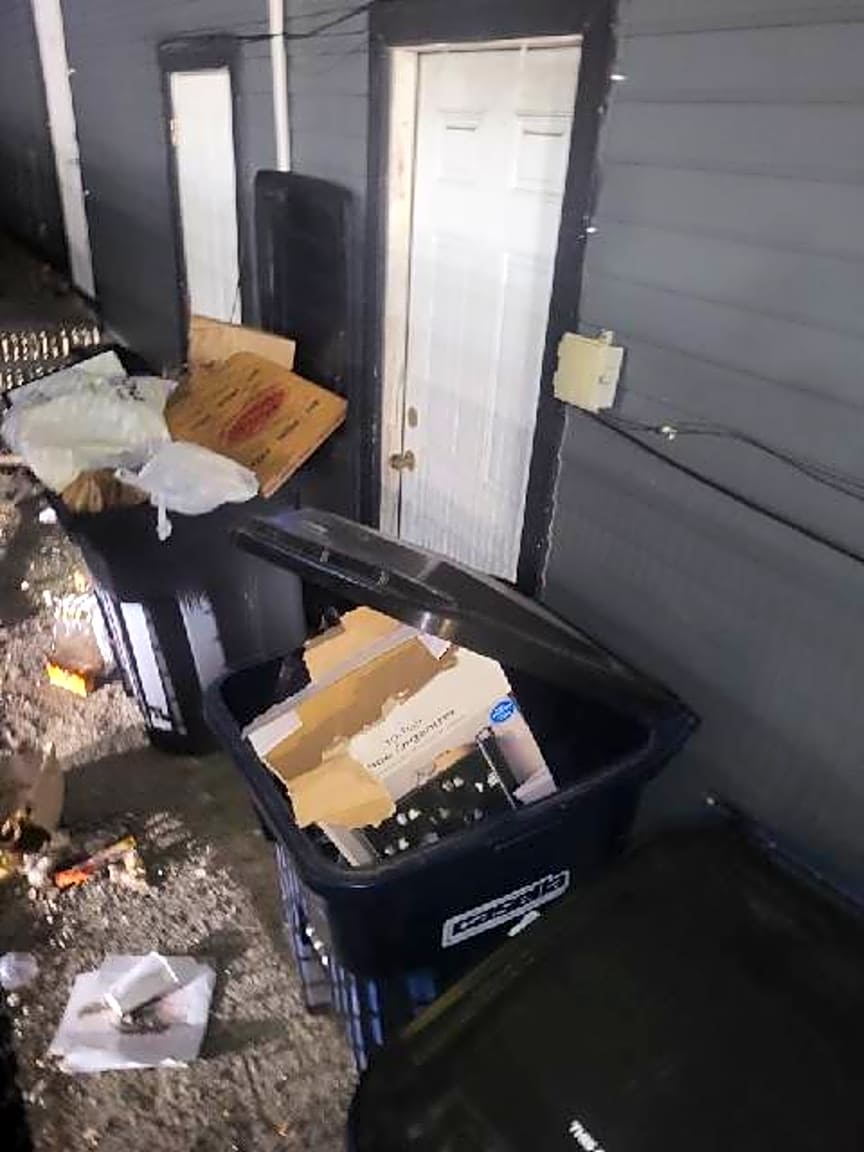 Image submitted with report