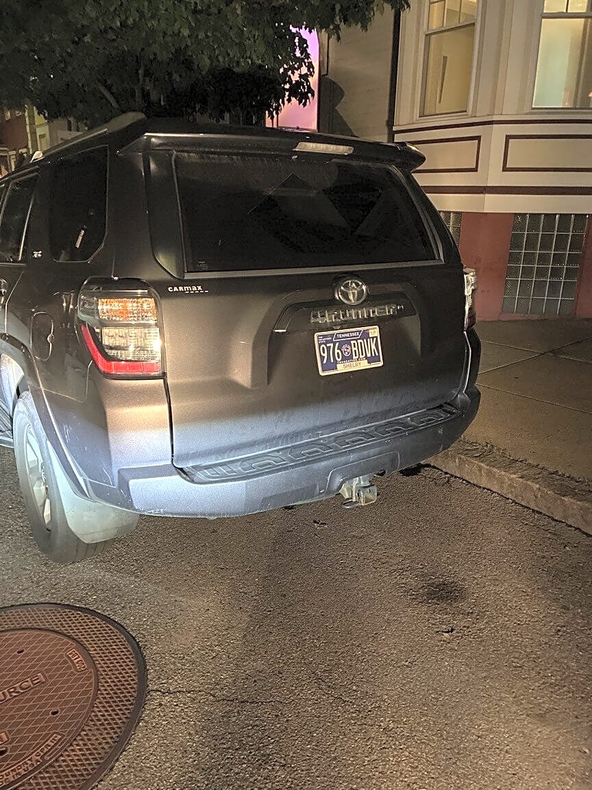 Image submitted with report