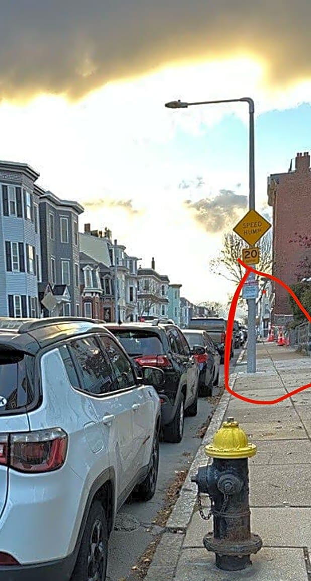 Image submitted with report