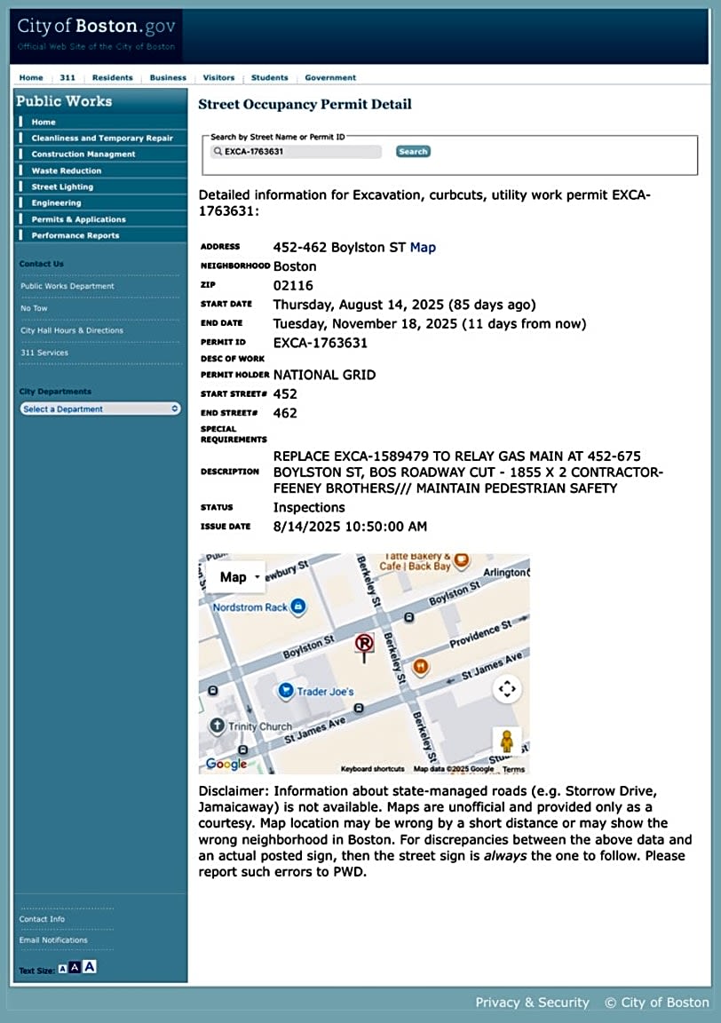 Image submitted with report