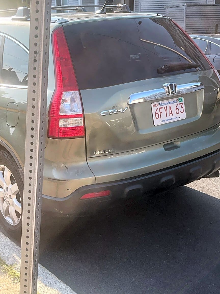 Image submitted with report