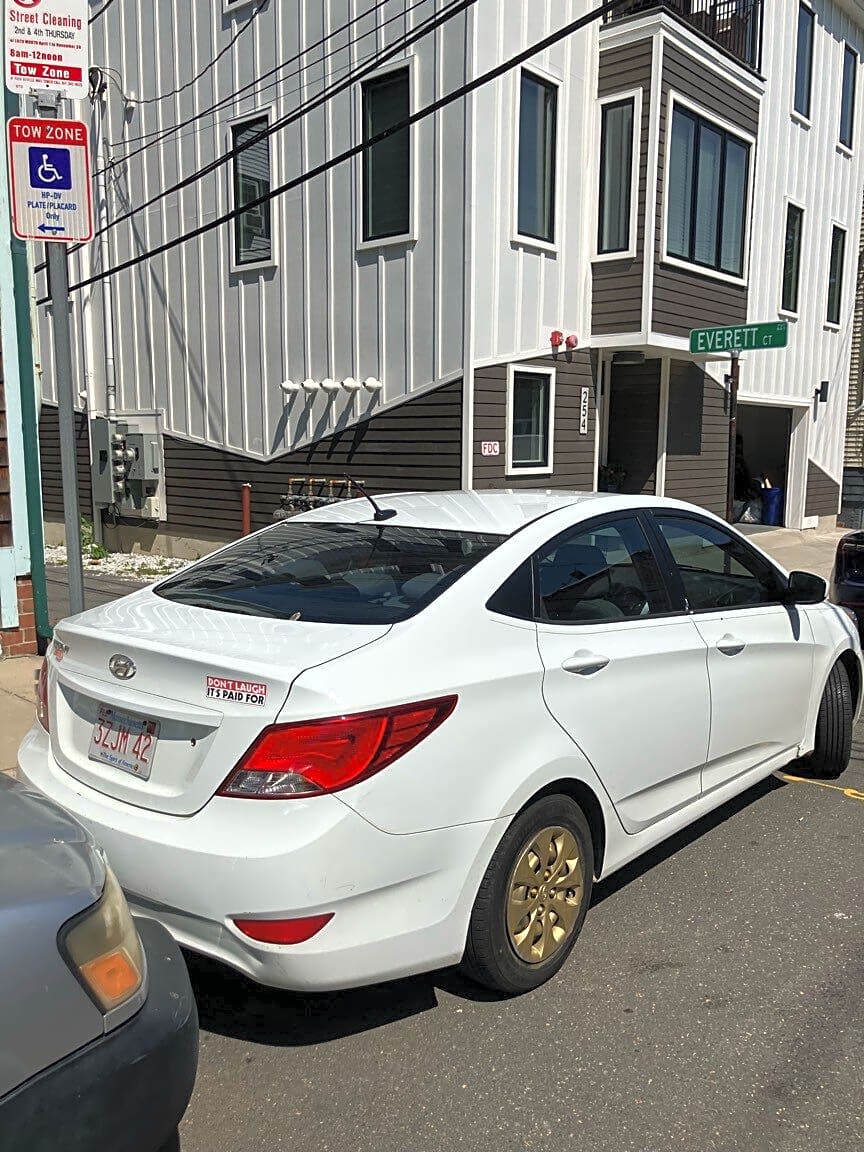 Image submitted with report