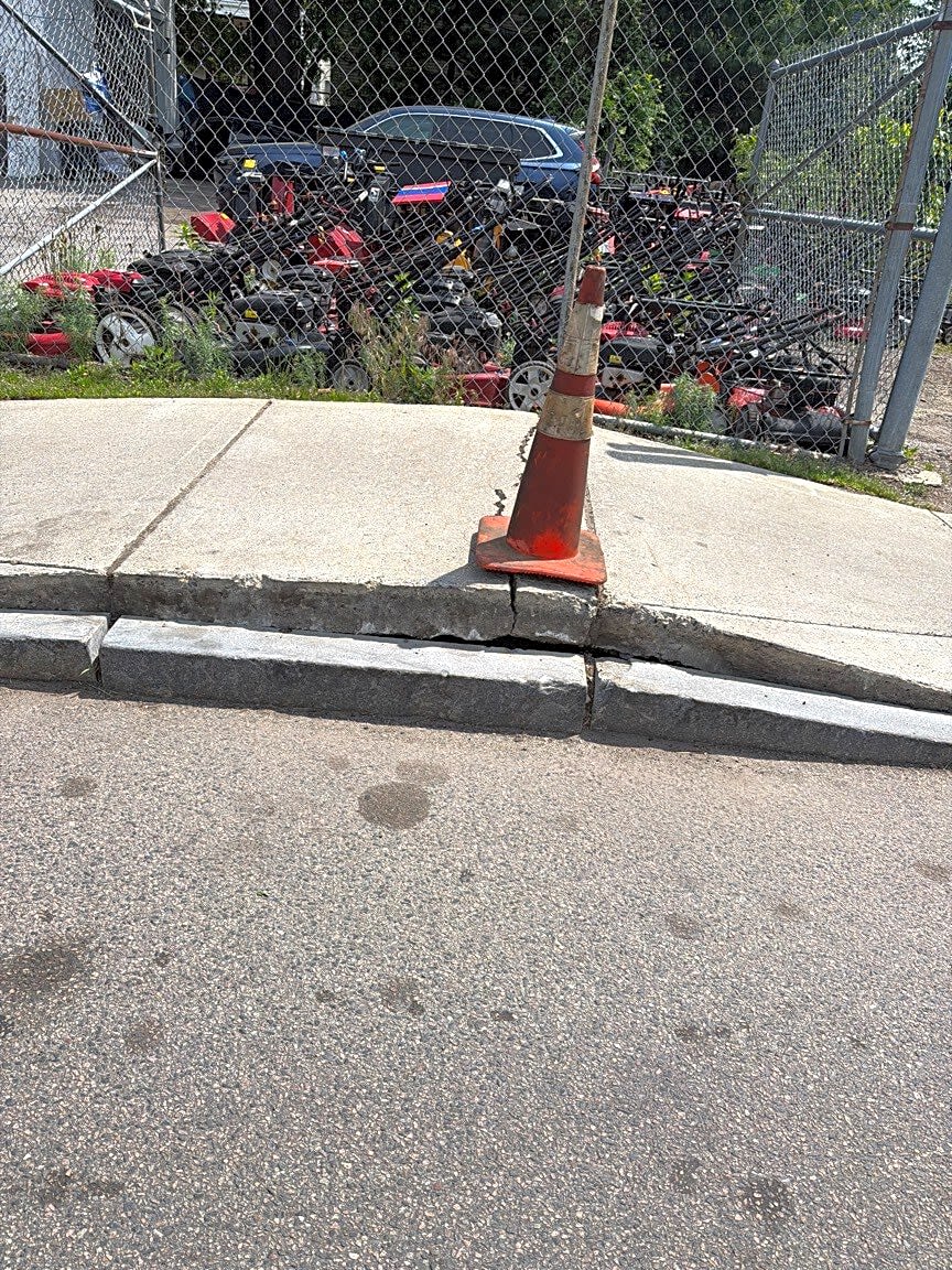 Image submitted with report