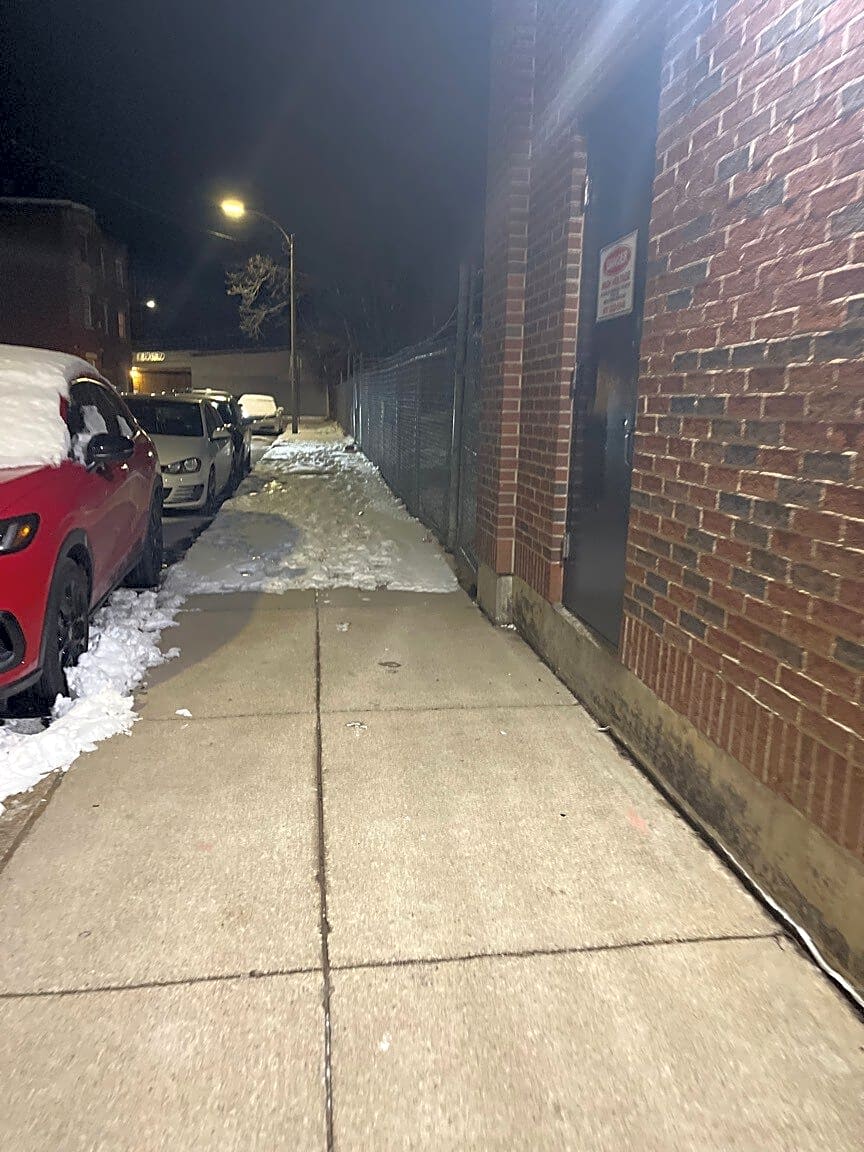 Image submitted with report