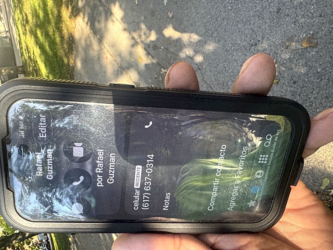 Image submitted with report