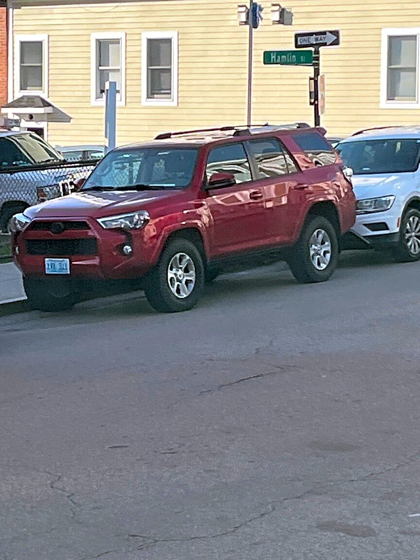 Image submitted with report