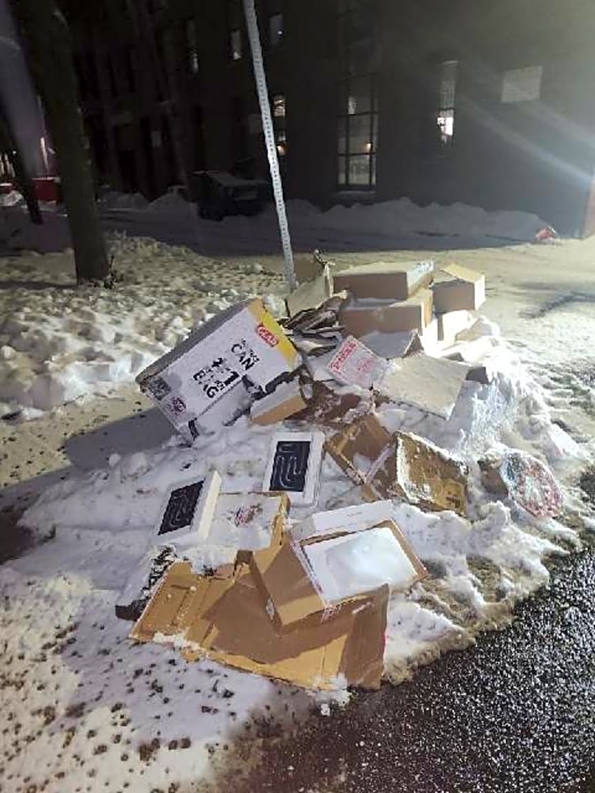 Image submitted with report