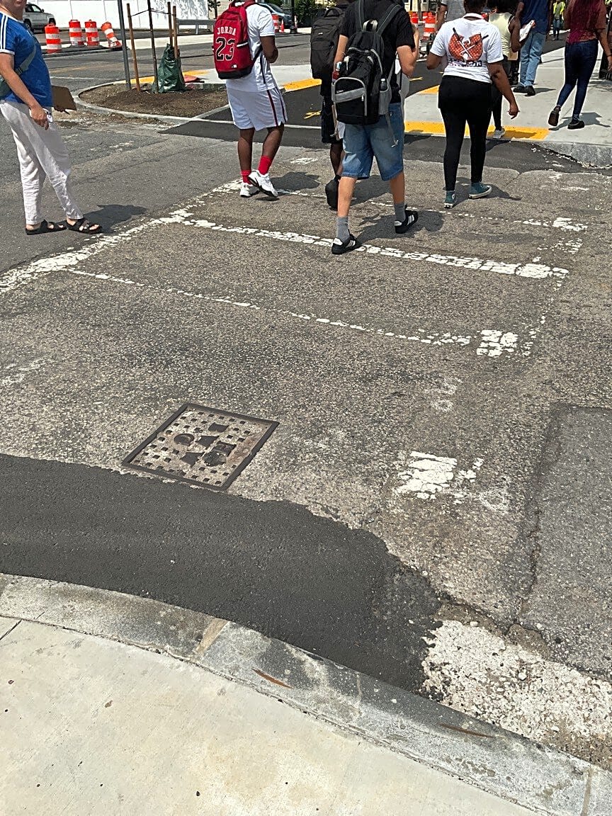 Image submitted with report