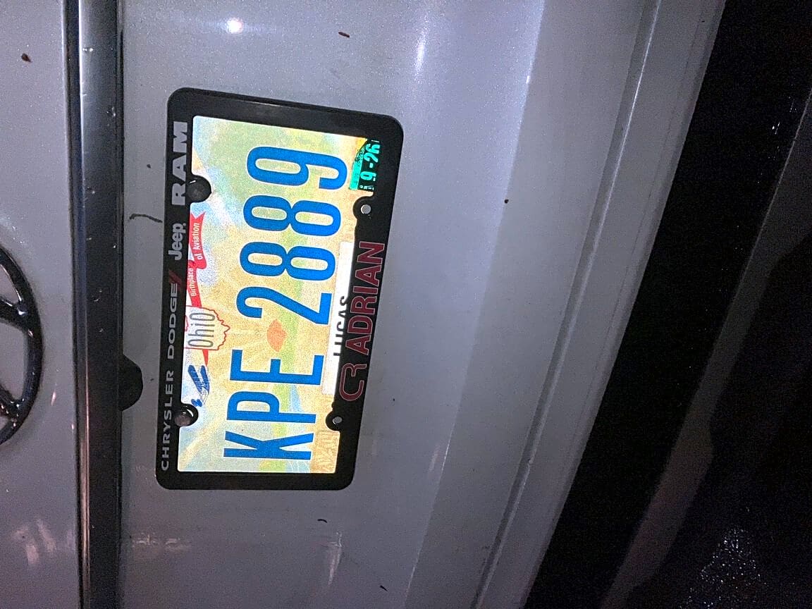Image submitted with report