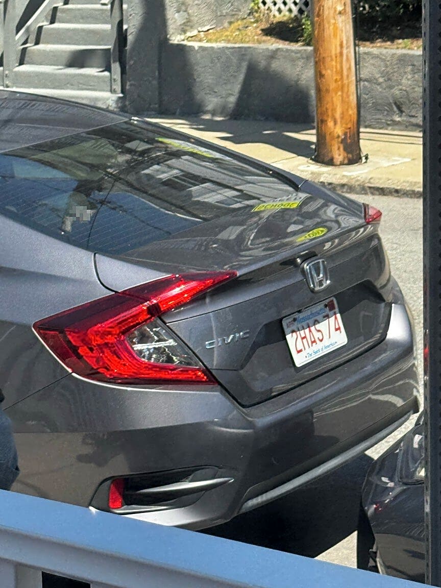 Image submitted with report