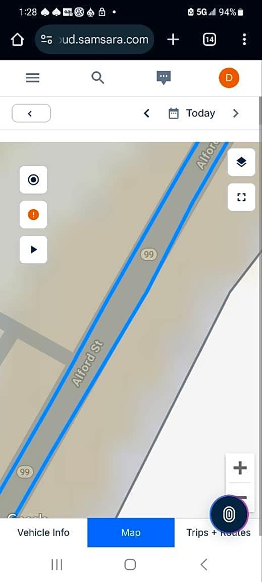 Image submitted with report