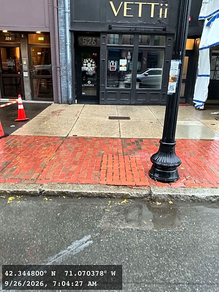 Image submitted with report