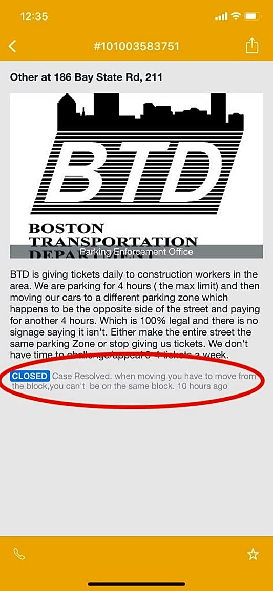 Image submitted with report