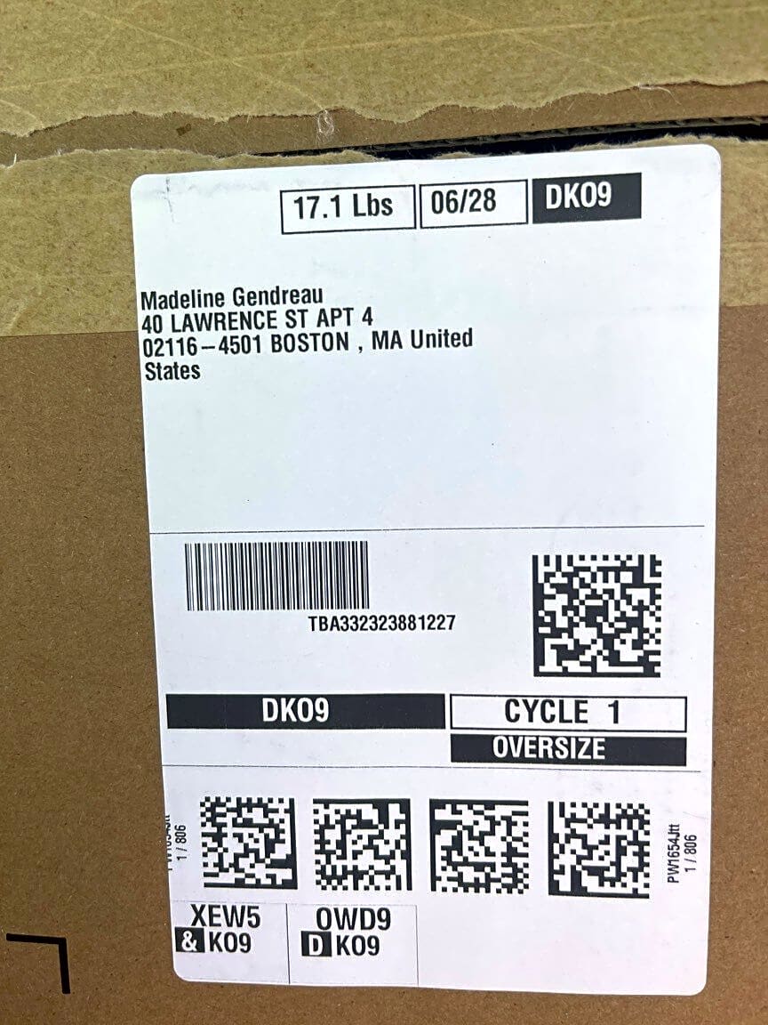 Image submitted with report