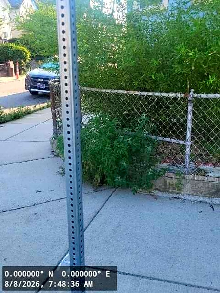 Image submitted with report