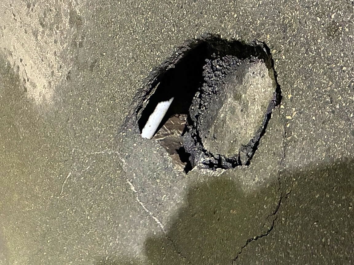 Image submitted with report