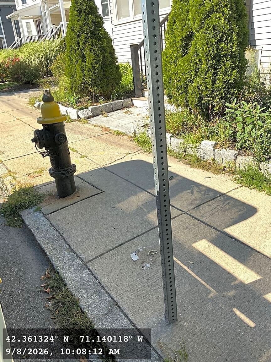 Image submitted with report
