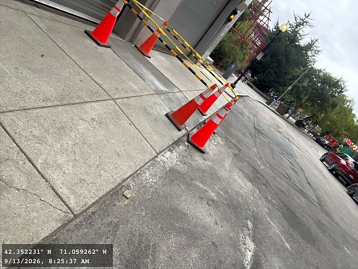 Image submitted with report