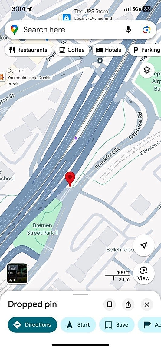 Image submitted with report