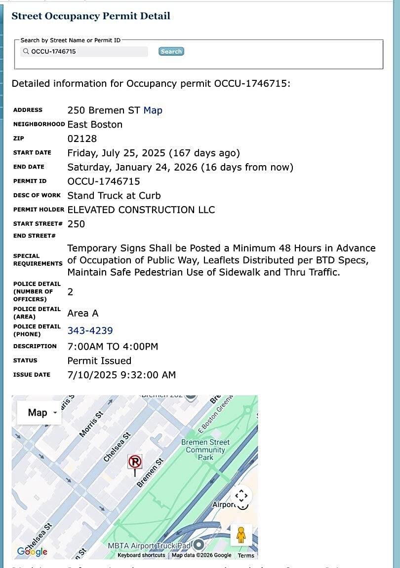 Image submitted with report