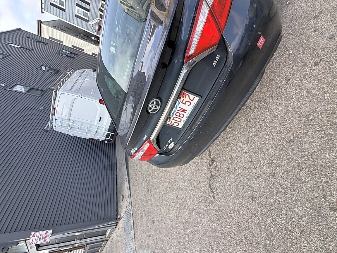 Image submitted with report