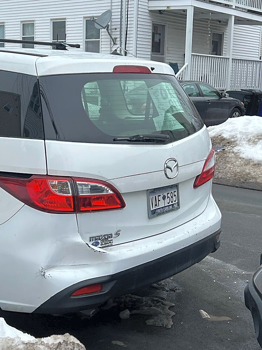 Image submitted with report