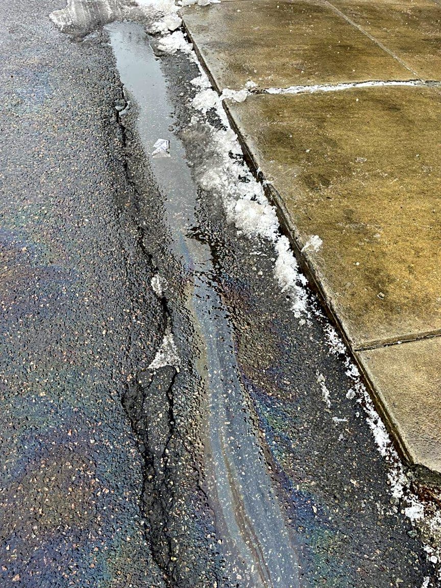 Image submitted with report