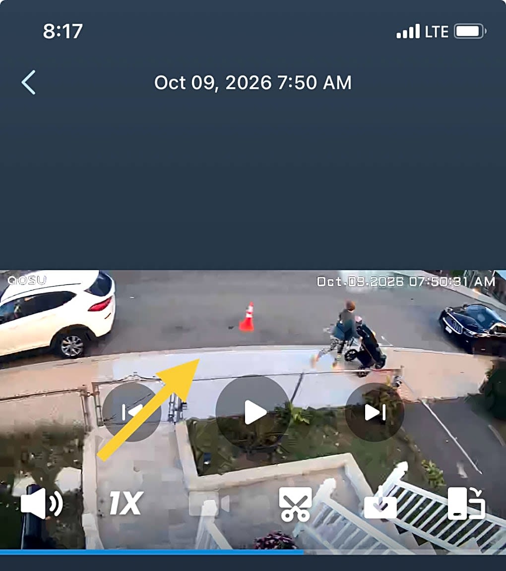 Image submitted with report